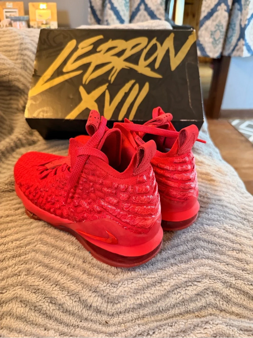 XVII Youth Performance Basketball Shoes - Red - LIKE NEW!!